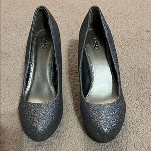 Cato Women's Shimmering Silver Heels
